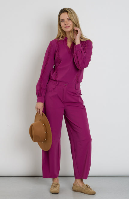Heavy Travel Broek Balloon Magenta Purple 202798