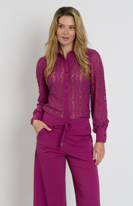 Travel Blouse Kant Magenta Purple 202352