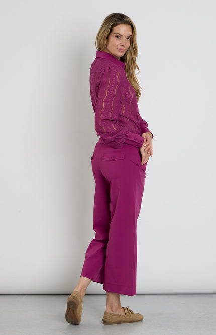 Heavy Travel Broek Magenta Purple 202816A