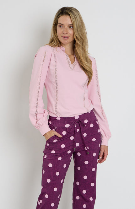 Travel Top Lace Sweet Lilac 202776