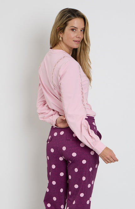 Travel Top Lace Sweet Lilac 202776