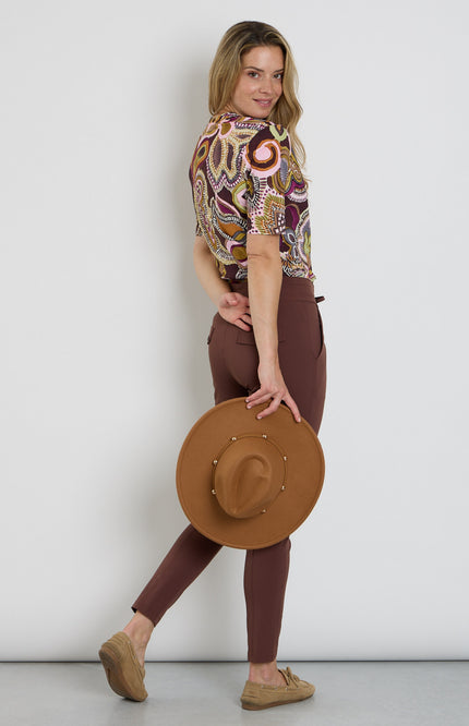Travel Top Big Paisley Print Multicolour 202271