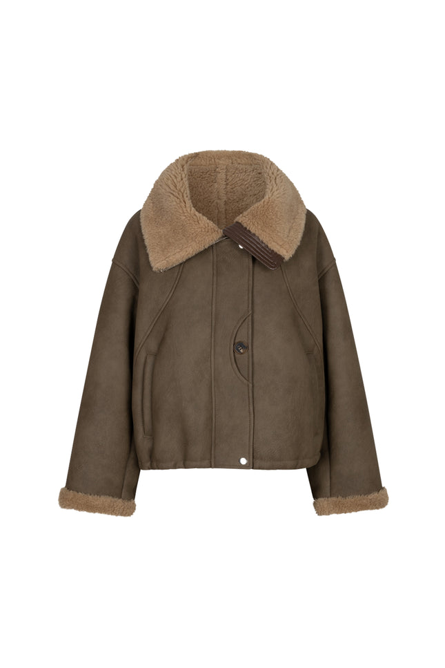 Jacket Jesmay Brownish Green