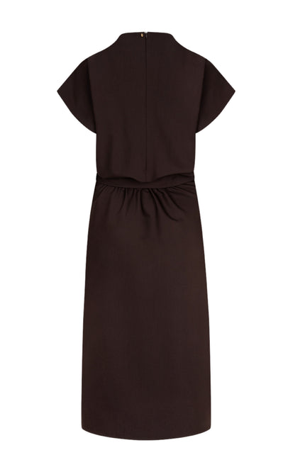 Jurk Delara Dark Brown