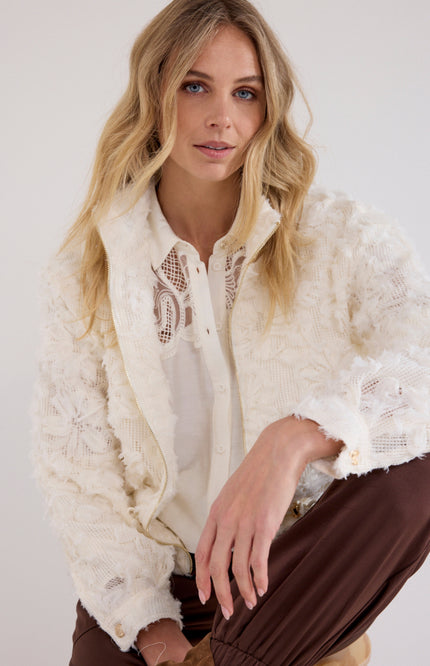 Jacket Fancy Lace Snow C39-21-801