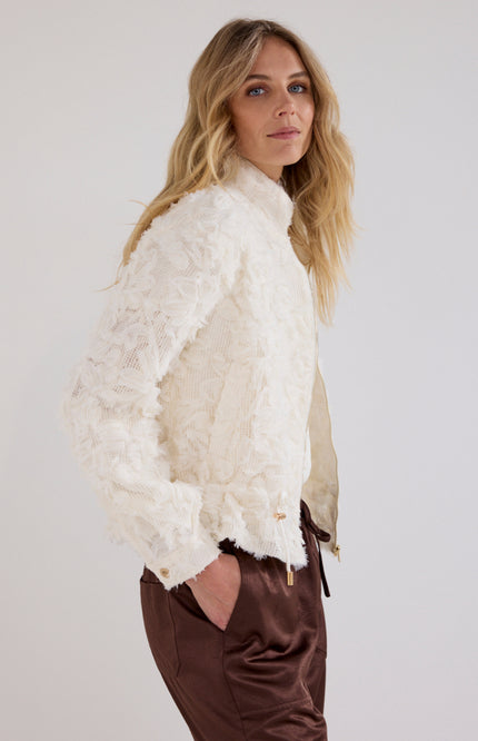 Jacket Fancy Lace Snow C39-21-801
