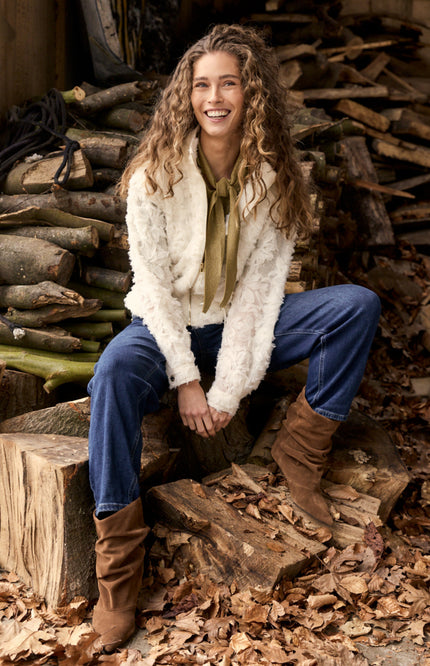 Jacket Fancy Lace Snow C39-21-801
