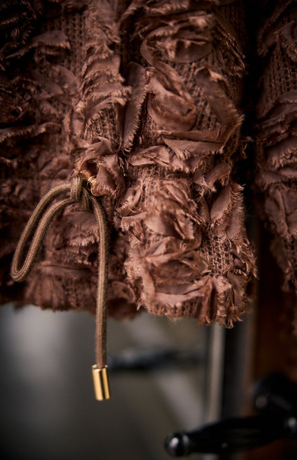 Jacket Fancy Lace Chocolate C39-21-801