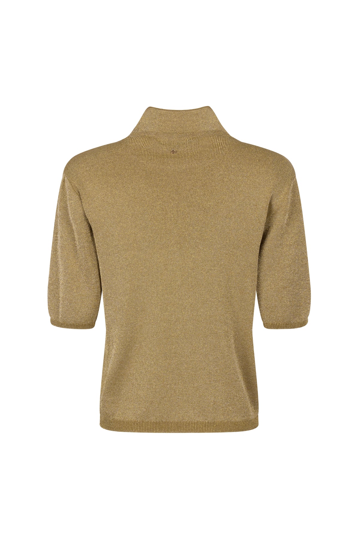 Lichte shawl van Tramontana met spruitpatroon, zacht en comfortabel, gedragen door een model op een neutrale achtergrond.