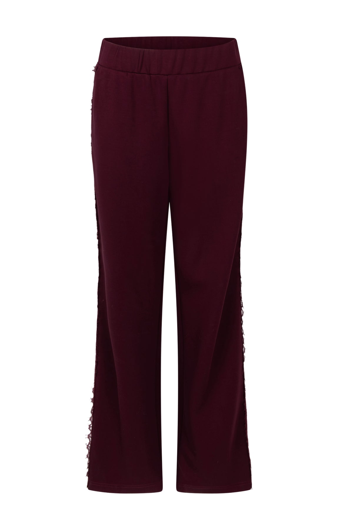 Lichte technische sweatbroek van Tramontana met lacedetails in granaat, casual en comfortabel voor dagelijks gebruik.