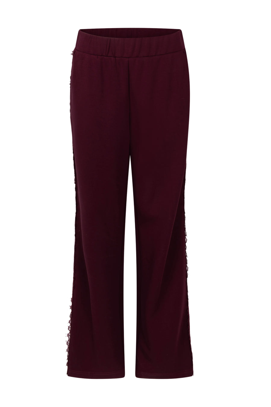 Lichte technische sweatbroek van Tramontana met lacedetails in granaat, casual en comfortabel voor dagelijks gebruik.