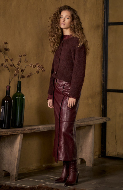 Vest Puff Sleeve Pomegranate C18-21-701