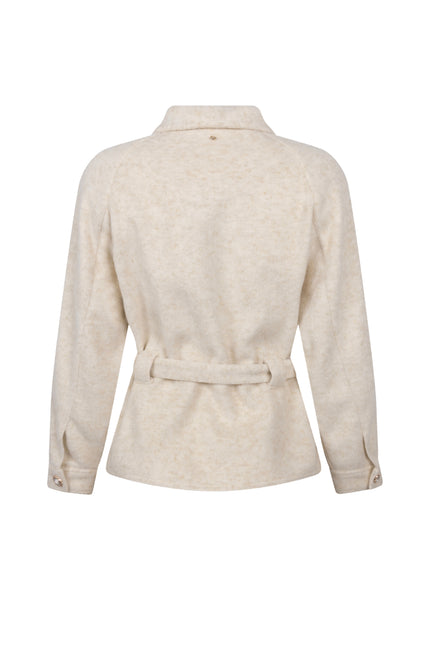Jacket Selffabric Belt Snow C44-21-801