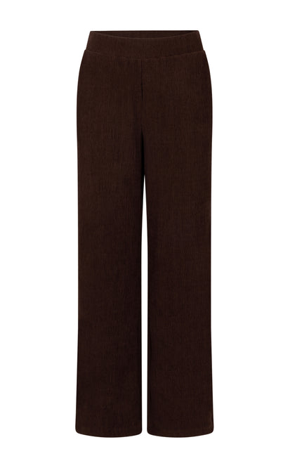 Broek Knitted Wide Leg Chocolate C49-21-101