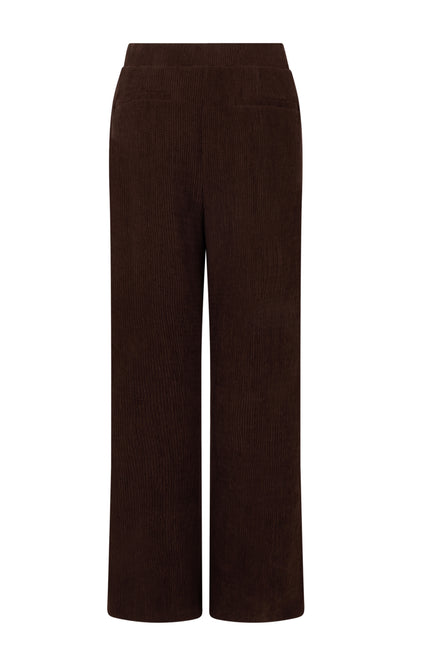 Broek Knitted Wide Leg Chocolate C49-21-101