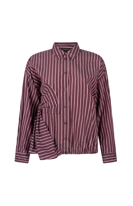 Blouse Bow Applique Pomegranate C51-21-301