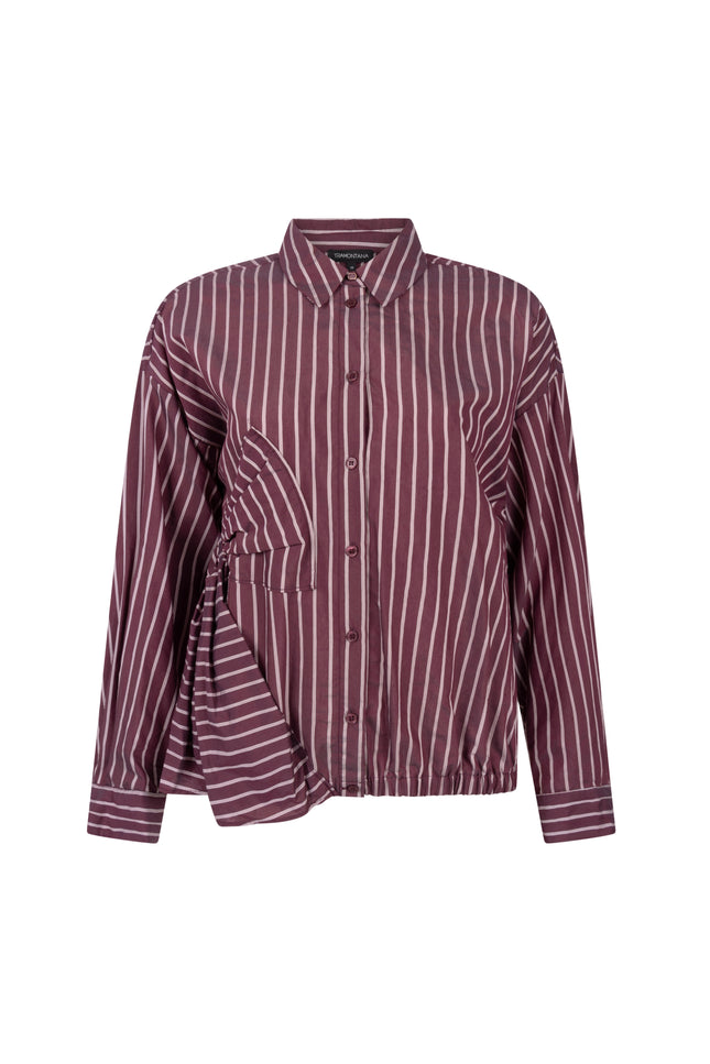 Blouse Bow Applique Pomegranate C51-21-301