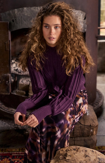 Rok Winter Eclipse Print Purples C15-22-201