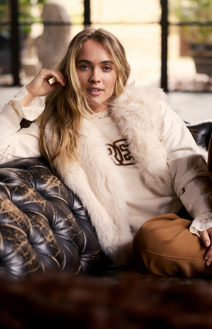 Gilet Faux Fur Lurex Snow O07-22-801