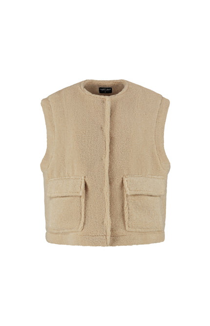 Gilet Curly Light Pepper L49-101-3462
