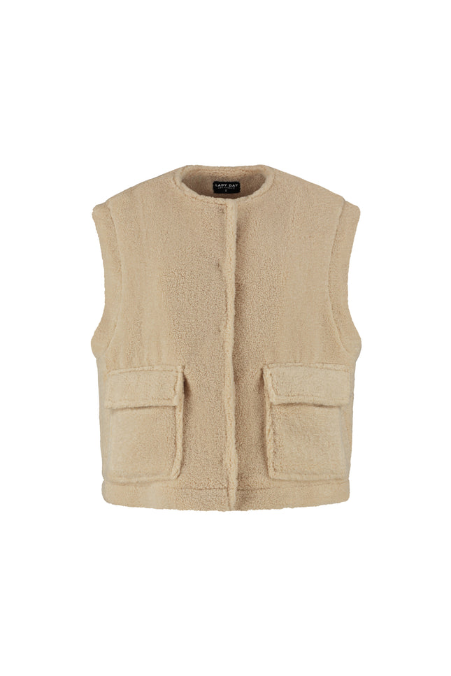 Gilet Curly Light Pepper L49-101-3462