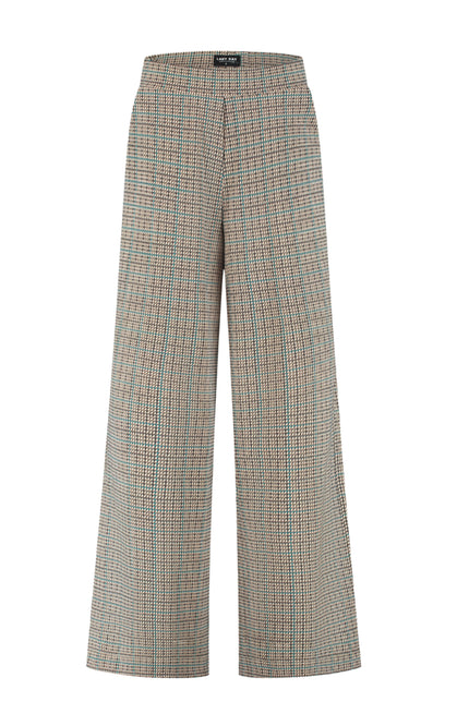Travel Broek Mille Marin Check Print L14-480-3429