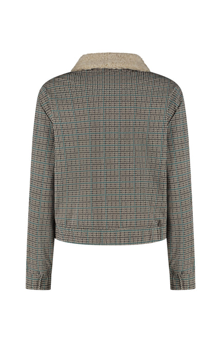 Travel Jacket Georgia Marin Check Print L49-475-3509