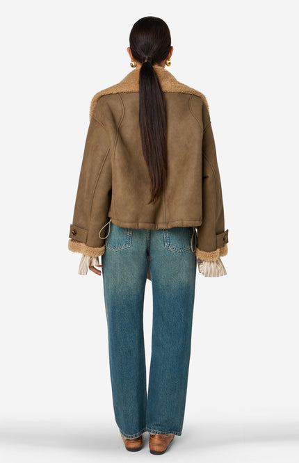 Jacket Jesmay Brownish Green