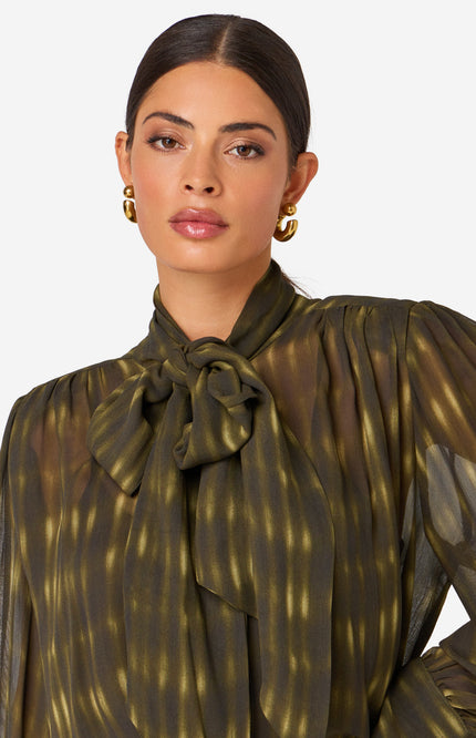 Blouse Tifani Print Blurred Trail