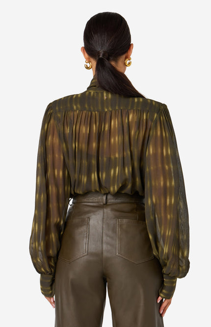 Blouse Tifani Print Blurred Trail