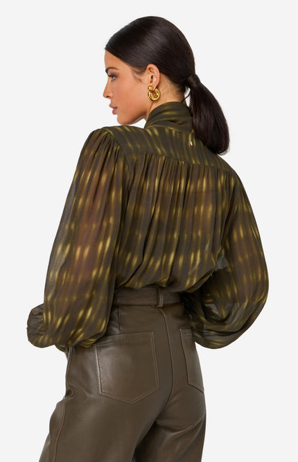 Blouse Tifani Print Blurred Trail