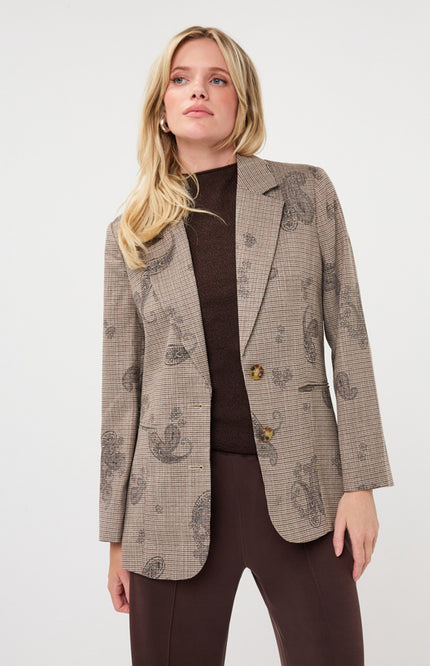Blazer Paisley Check Print F26.17507