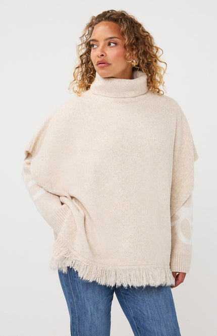 Poncho Col Biscuit F26.18506