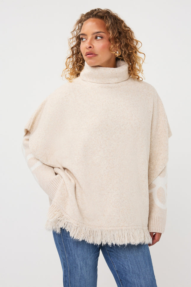 Poncho Col Biscuit F26.18506