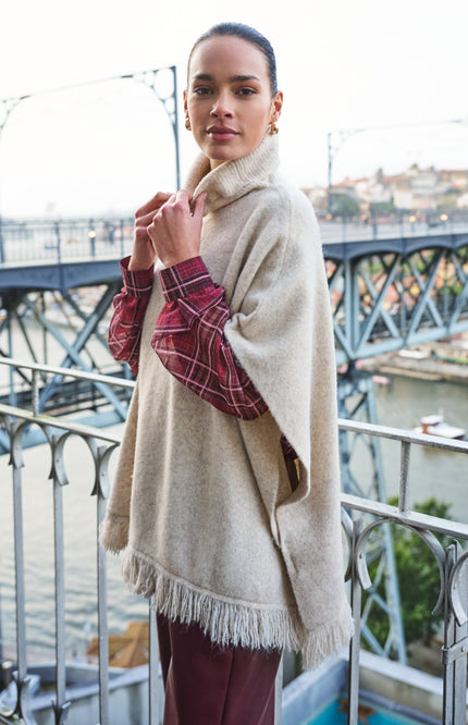Poncho Col Biscuit F26.18506