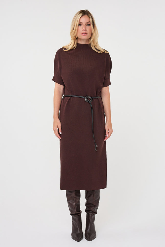Jurk Long Knit Cacao F26.18515
