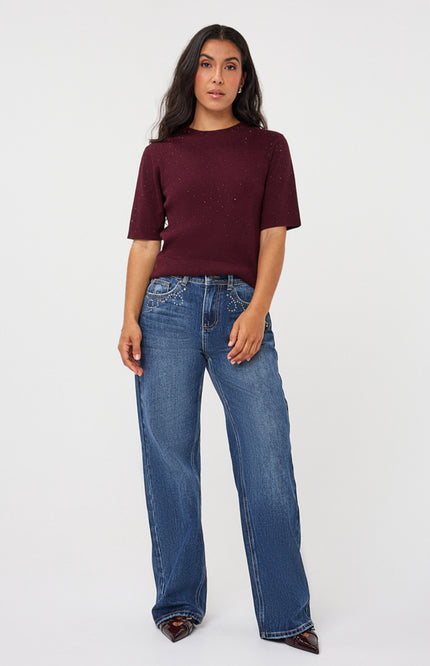 Sweater Studs Merlot F26.02539