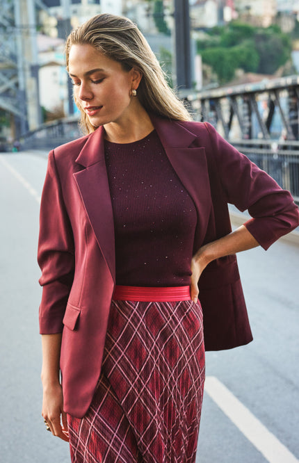 Sweater Studs Merlot F26.02539