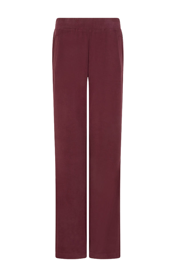 Broek Monogram Modal Merlot F26.05510