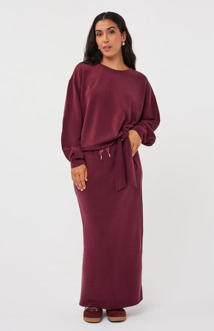 Rok Monogram Modal Merlot F26.05511