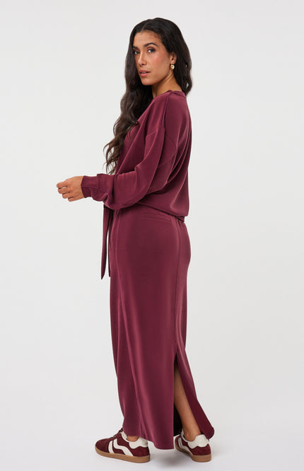 Rok Monogram Modal Merlot F26.05511