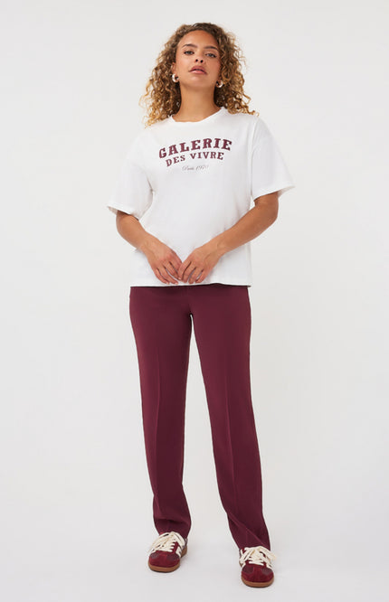 T-shirt Galarie Offwhite Merlot F26.05536