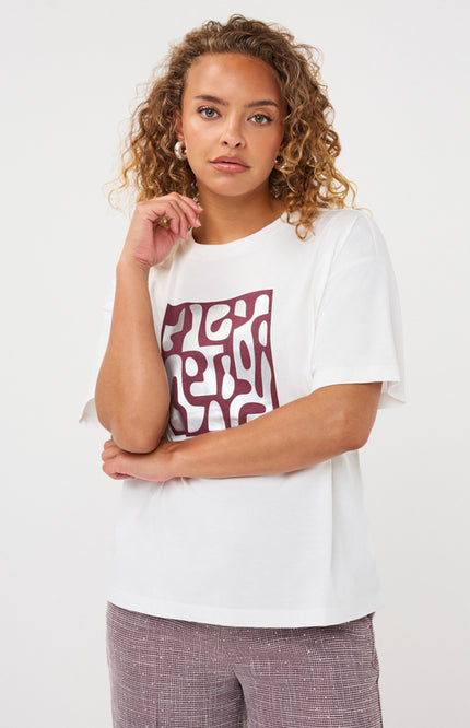 T-shirt Forms Offwhite Merlot F26.05538