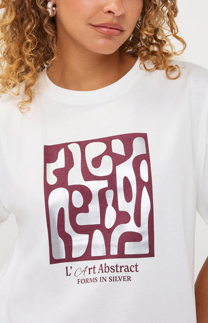 T-shirt Forms Offwhite Merlot F26.05538