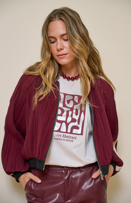 T-shirt Forms Offwhite Merlot F26.05538