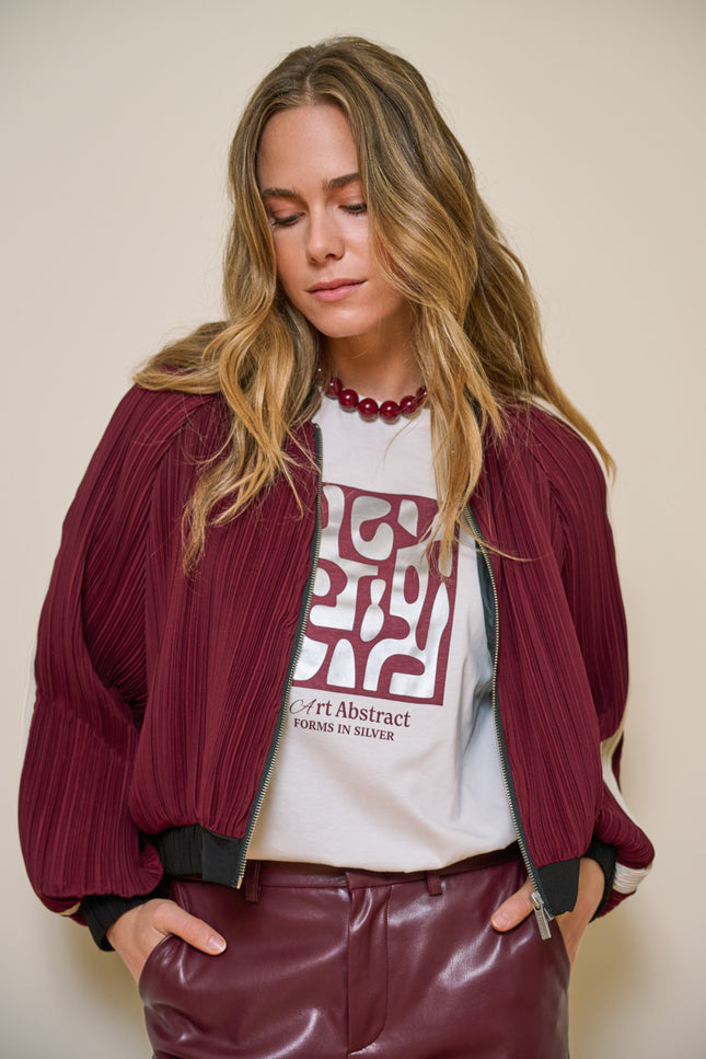 T-shirt Forms Offwhite Merlot F26.05538
