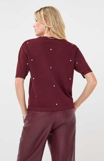 Sweater Studs Merlot F26.07516