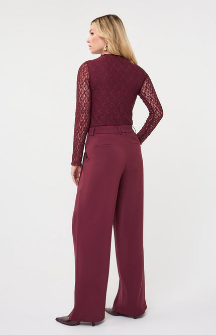 Broek Wide Leg Merlot F26.10502