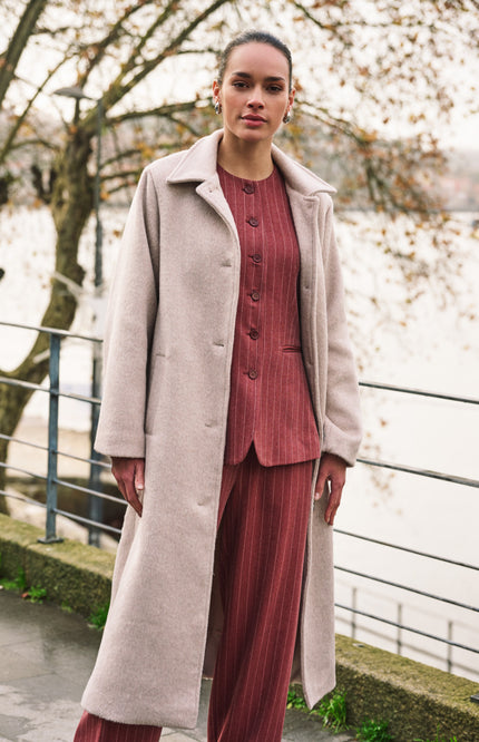 Gilet Herringbone Merlot F26.10512