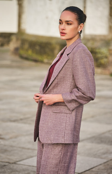 Blazer Fancy Strass Merlot F26.10524